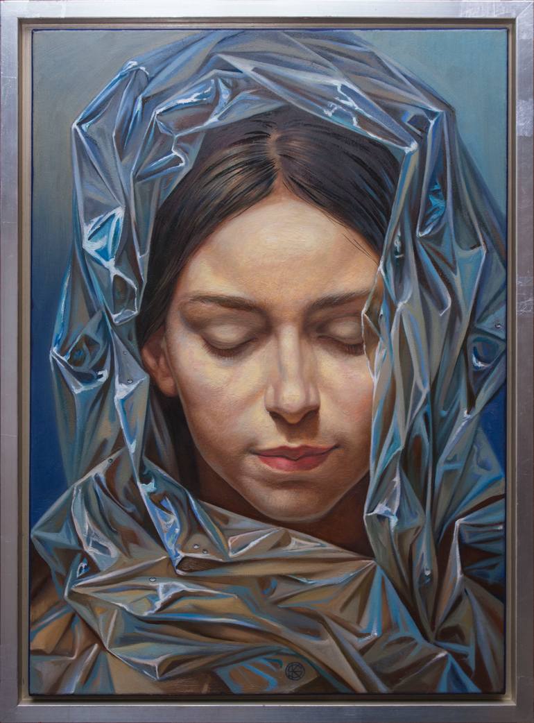 Original Art Deco People Painting by Yaroslav Kurbanov