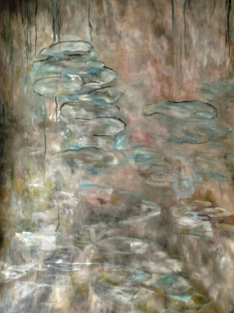 Original Abstract Expressionism Landscape Painting by Svetlana Gorina