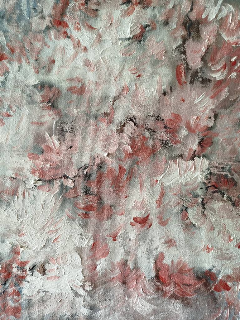 Original Abstract Expressionism Floral Painting by Svetlana Gorina