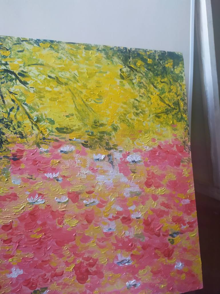 Original Abstract Landscape Painting by Svetlana Gorina