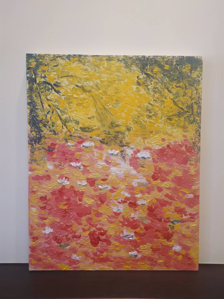 Original Abstract Landscape Painting by Svetlana Gorina