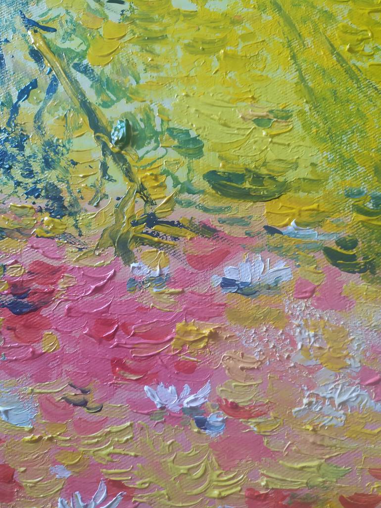 Original Abstract Landscape Painting by Svetlana Gorina