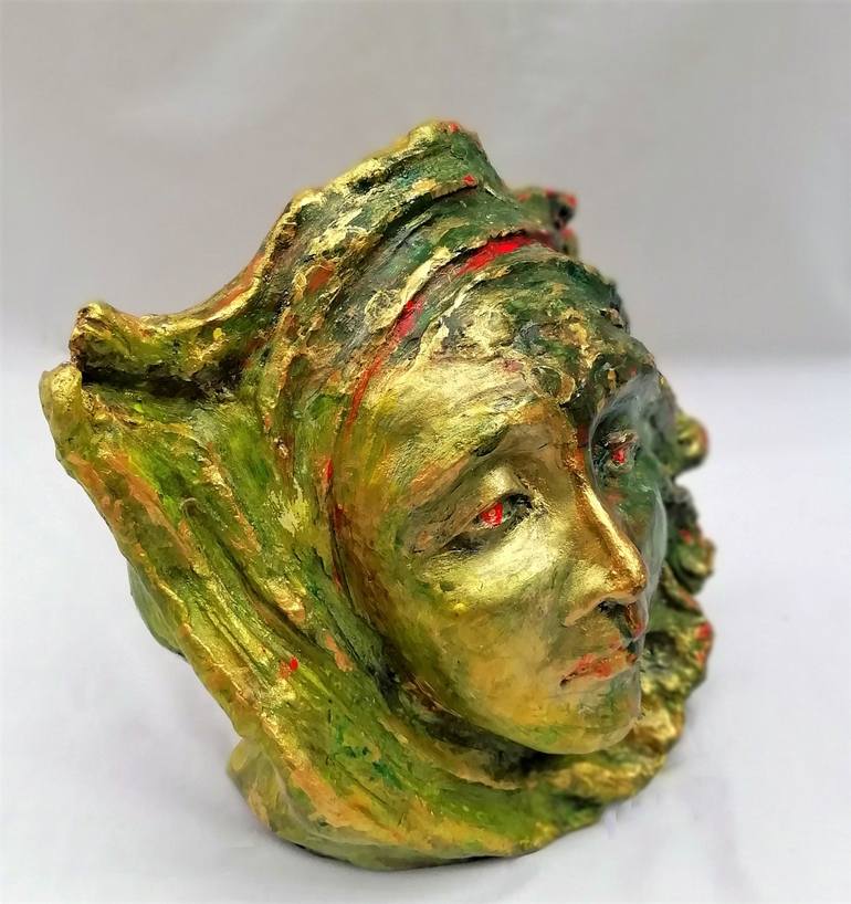 Original Modern Religious Sculpture by Salome Delport