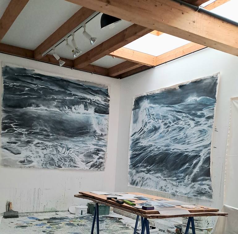 Original Figurative Seascape Painting by Claudia Bormann - Karsten