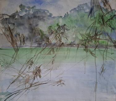 Original Neo-impressionism Landscape Painting by Claudia Bormann - Karsten