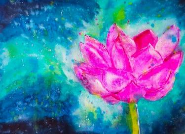 Original Contemporary Floral Painting by Varsha Parab