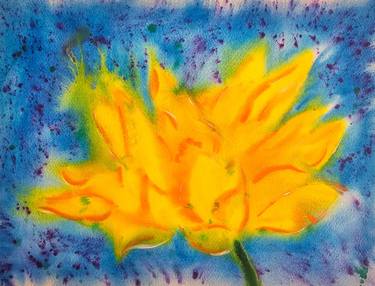 Original Abstract Botanic Paintings by Varsha Parab