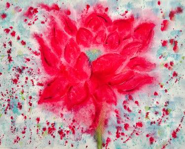 Print of Abstract Floral Paintings by Varsha Parab