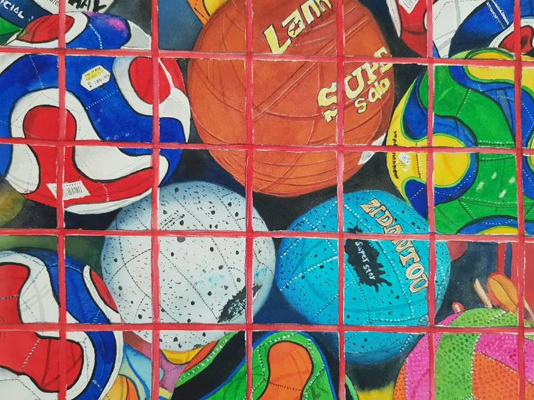 Original Realism Sports Painting by Varsha Parab