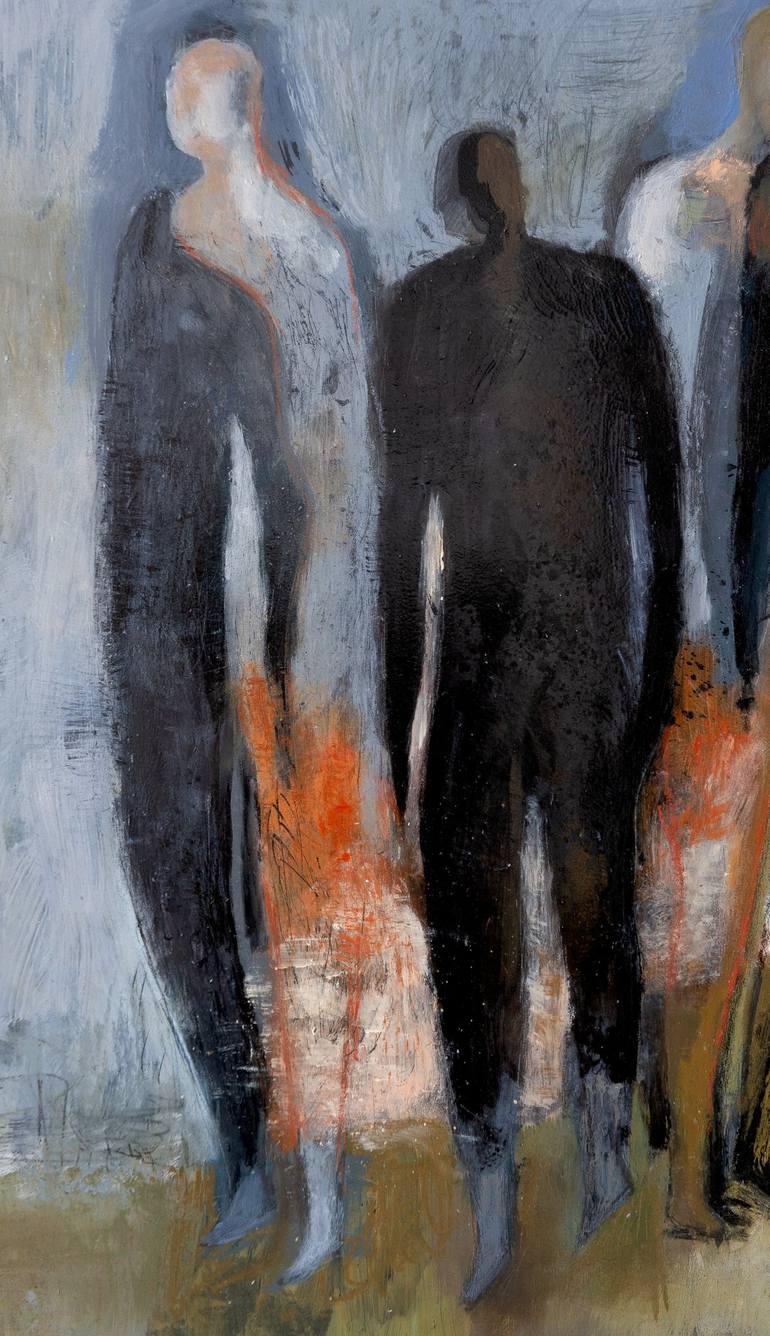 Original Figurative Men Painting by Sigrid Thaler