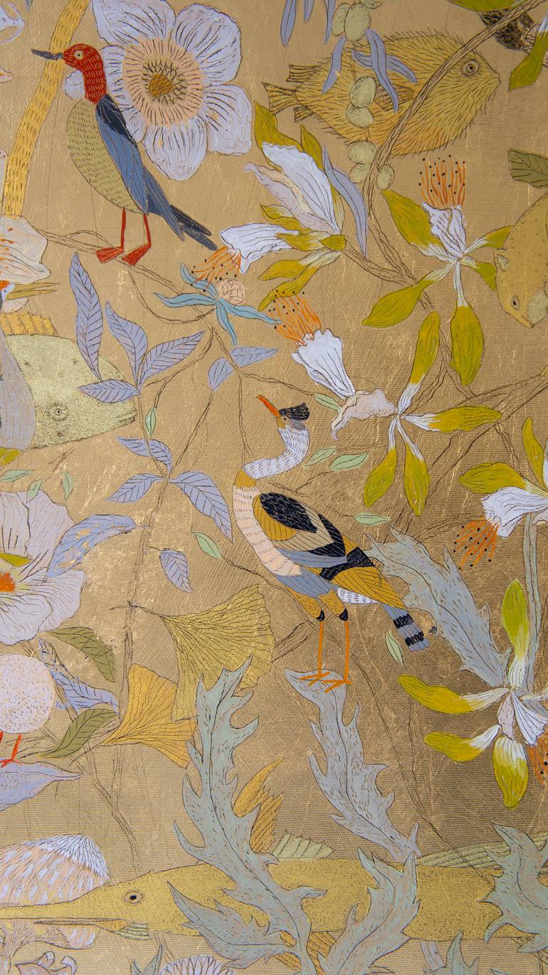 Original Figurative Botanic Painting by Sigrid Thaler