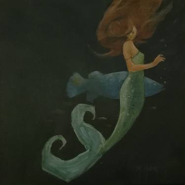Original Figurative Fantasy Paintings by Mary Hubley