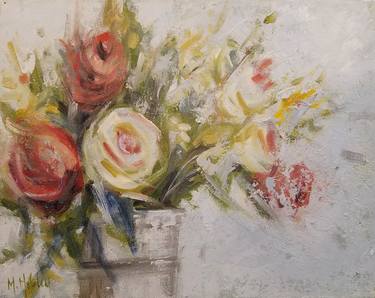 Original Impressionism Floral Paintings by Mary Hubley
