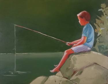 Original Children Paintings by Mary Hubley