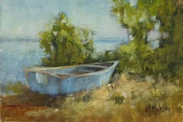 Print of Impressionism Boat Paintings by Mary Hubley