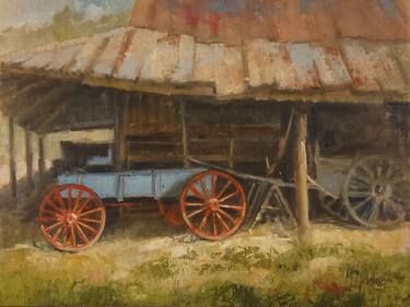 Blue Farm Wagon thumb