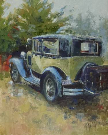 Original Impressionism Transportation Paintings by Mary Hubley