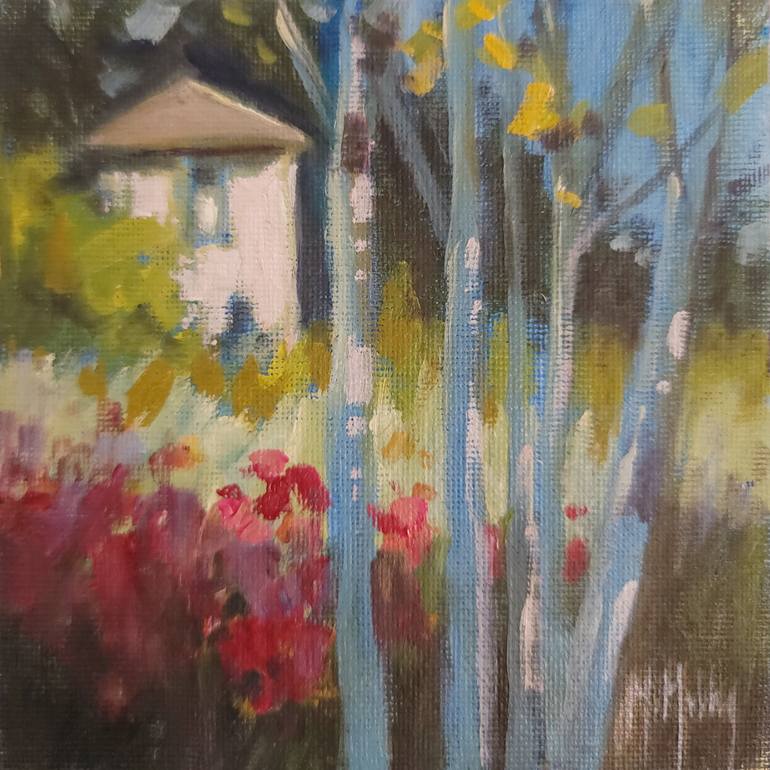 By the Trees Study Painting by Mary Hubley | Saatchi Art