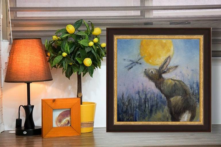Original Illustration Animal Painting by Mary Hubley