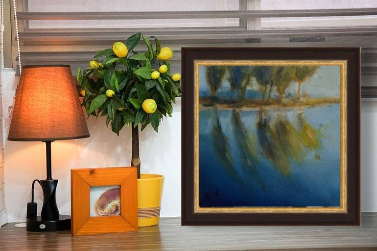 Original Abstract Landscape Painting by Mary Hubley