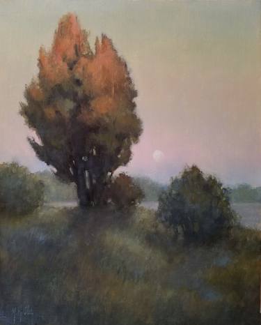 Print of Realism Tree Paintings by Mary Hubley