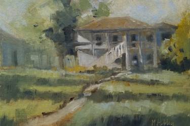 Original Impressionism Architecture Paintings by Mary Hubley