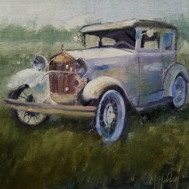 Print of Fine Art Automobile Paintings by Mary Hubley