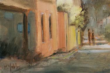 Original Impressionism Architecture Paintings by Mary Hubley