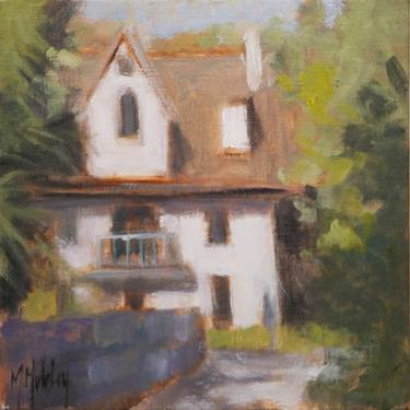 Original Impressionism Architecture Paintings by Mary Hubley
