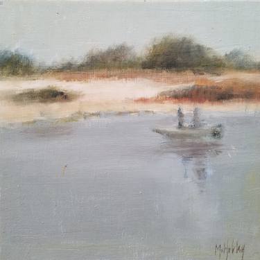 Original Minimalism Seascape Paintings by Mary Hubley