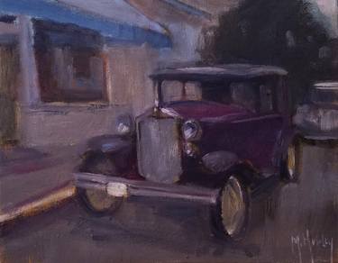 Print of Fine Art Car Paintings by Mary Hubley