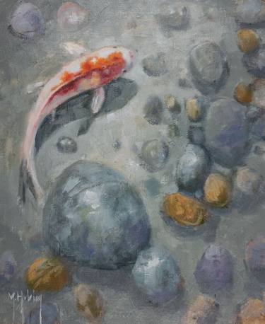 Original Impressionism Fish Paintings by Mary Hubley