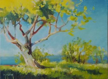 Print of Impressionism Tree Paintings by Mary Hubley