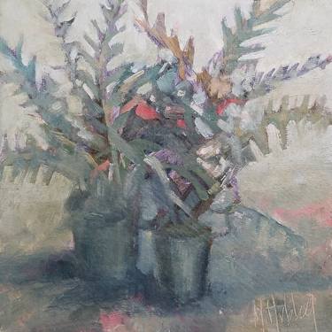 Original Impressionism Garden Paintings by Mary Hubley