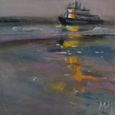 Original Boat Paintings by Mary Hubley