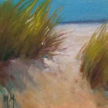 Original Abstract Beach Paintings by Mary Hubley