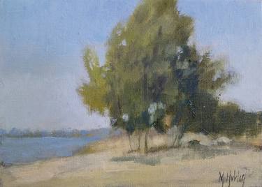 Original Impressionism Tree Paintings by Mary Hubley