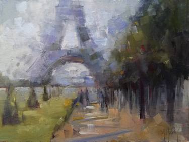 Print of Impressionism Architecture Paintings by Mary Hubley
