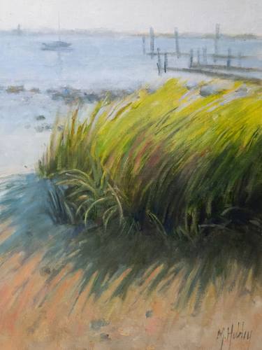 Original Fine Art Beach Paintings by Mary Hubley