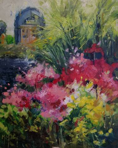 Original Impressionism Floral Paintings by Mary Hubley