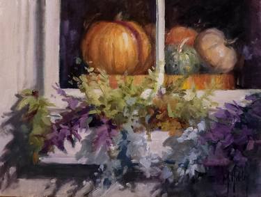 Original Garden Paintings by Mary Hubley