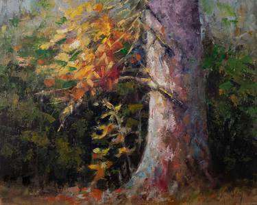 Original Fine Art Tree Paintings by Mary Hubley