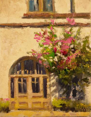 Original Impressionism Architecture Paintings by Mary Hubley