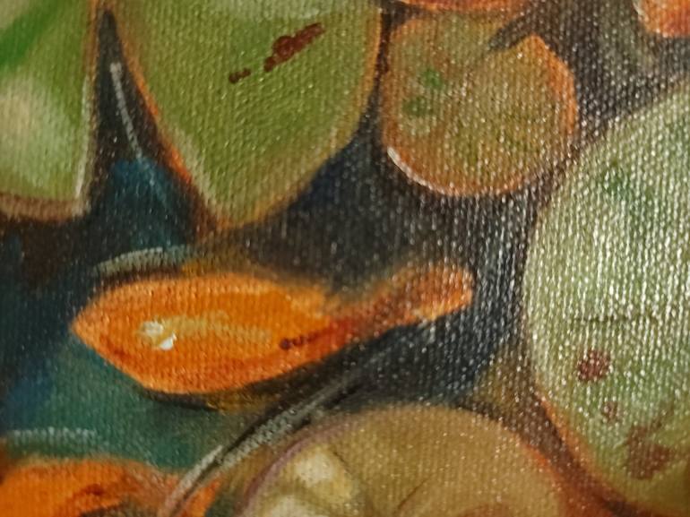 Original Fine Art Fish Painting by Mary Hubley