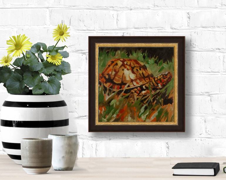 Original Fine Art Animal Painting by Mary Hubley