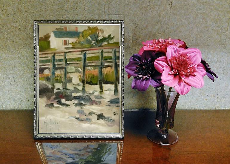 Original Impressionism Landscape Painting by Mary Hubley