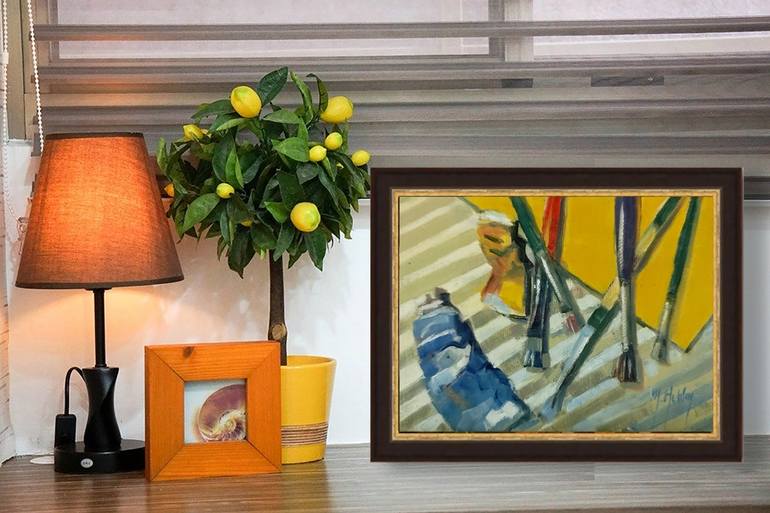 Original Impressionism Still Life Painting by Mary Hubley