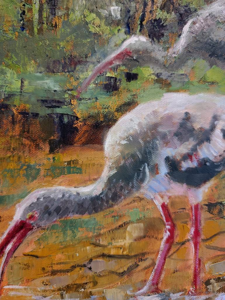 Original Fine Art Animal Painting by Mary Hubley