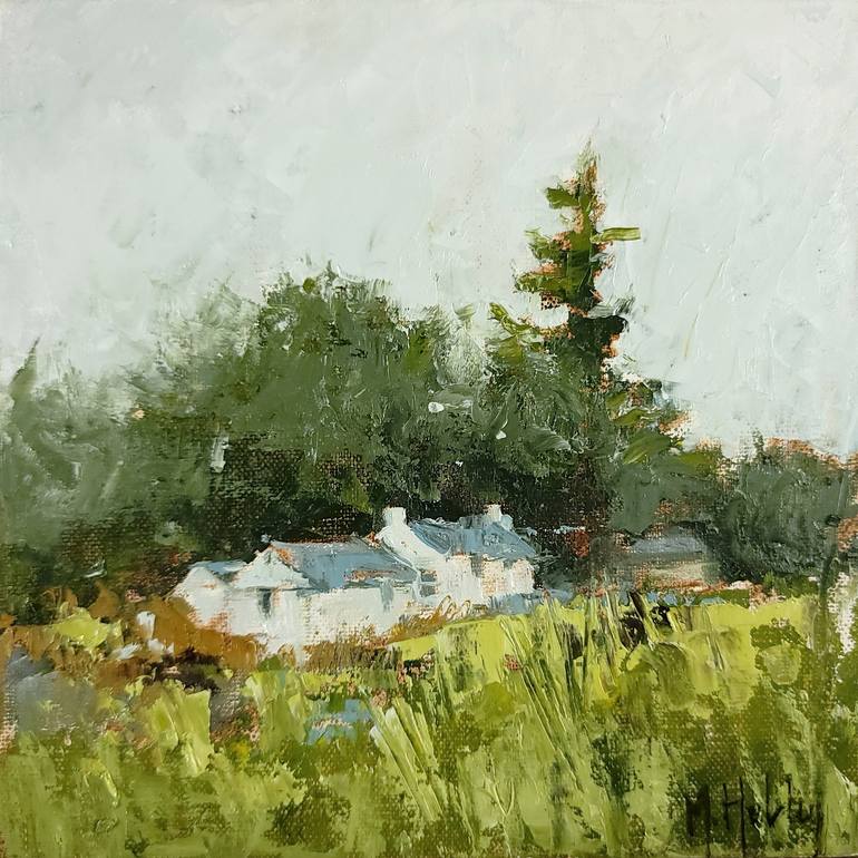 Farm Mist Painting by Mary Hubley Saatchi Art