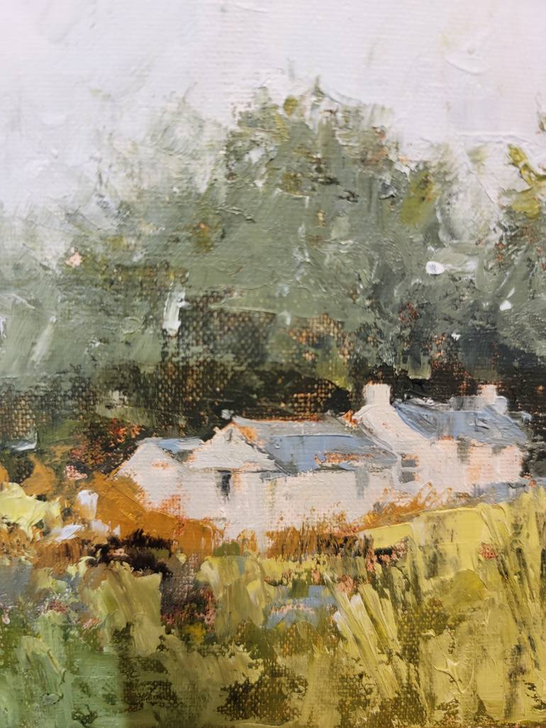 Original Impressionism Landscape Painting by Mary Hubley